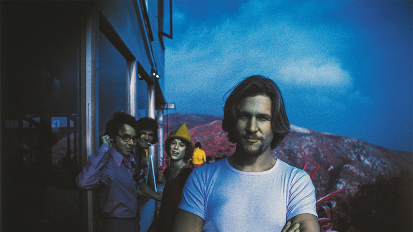 Jeff Bridges, Arla Dietz, Steve Baim & Bud Court. Courtesy of Loretta Ayeroff.