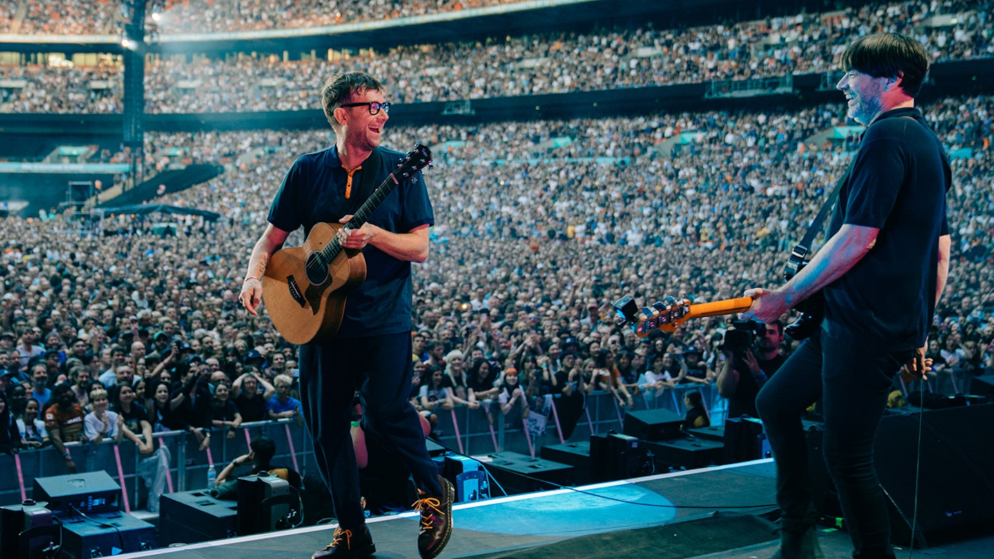 Blur at Wembley Stadium July 9 2023