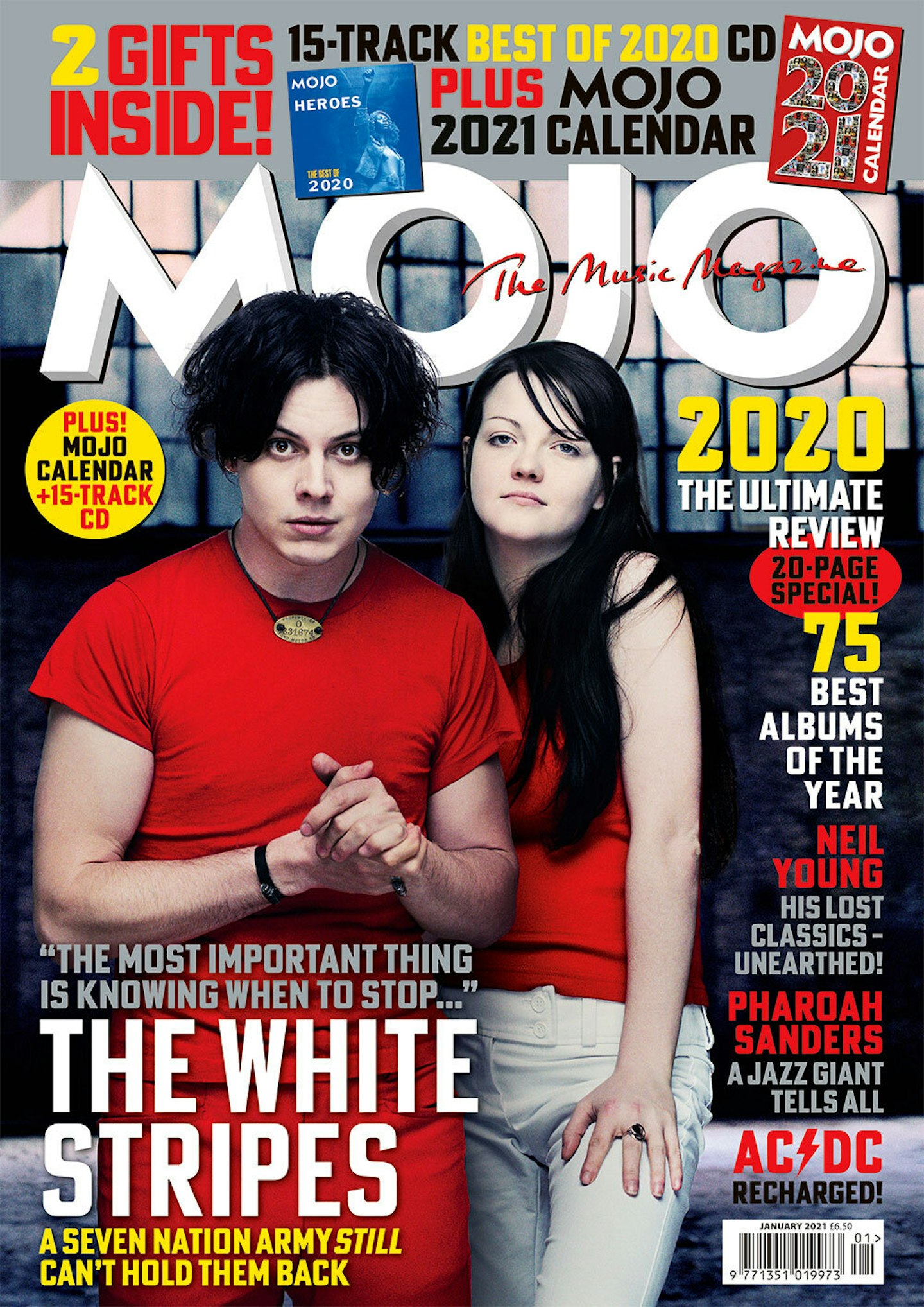 MOJO 326 – January 2021: The White Stripes + The Best Of 2020