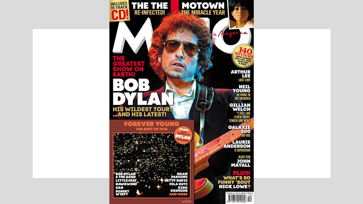 MOJO 371 magazine cover, featuring Bob Dylan