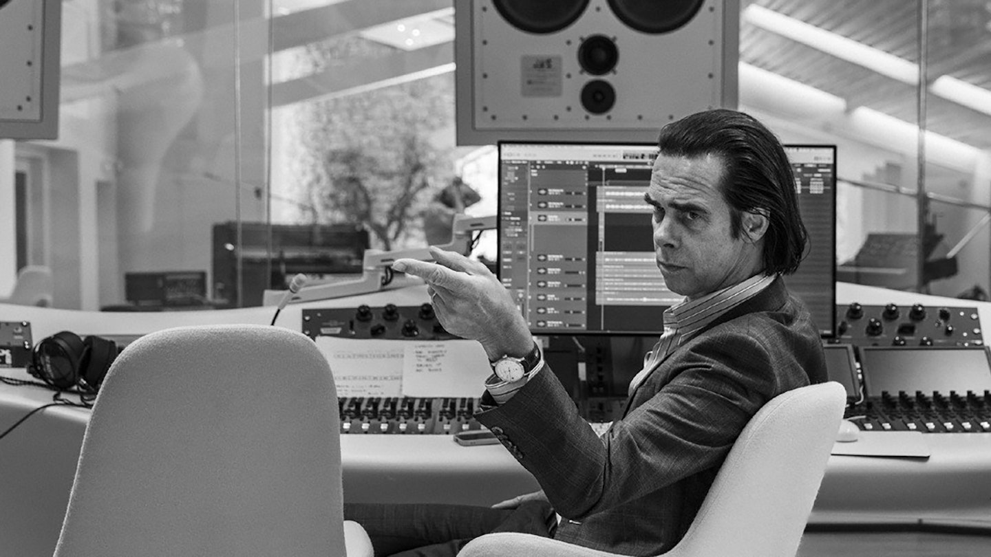 Nick Cave in the studio 2024